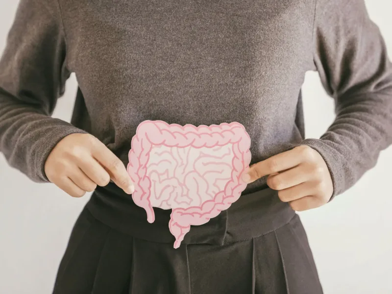 Woman with a heart shape