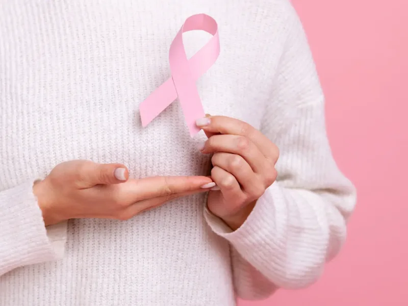 Breast cancer ribbon